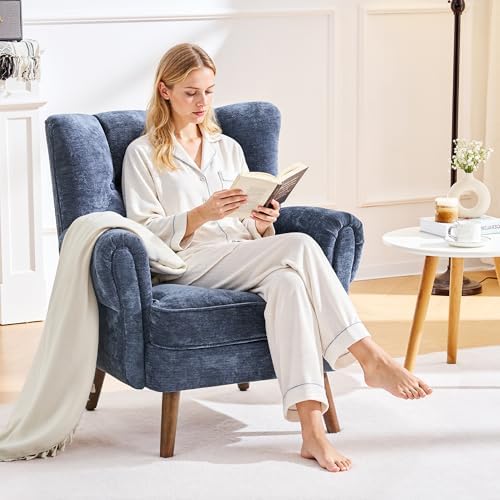 Wingback Accent Chairs for Living Room, Mid-Century Modern Living Room Chairs...