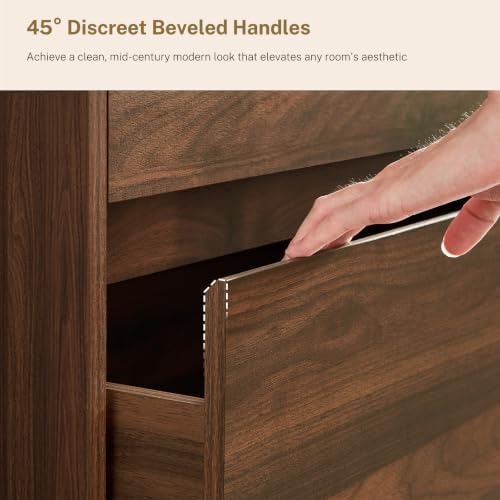 TEENFON 9 Drawer Dresser for Bedroom, 63" Wide Dressers & Chest of D...
