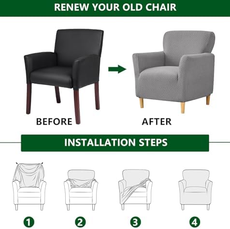 CRFATOP Accent Chair Cover, Stretch Armchair Slipcover for Living Room,A03