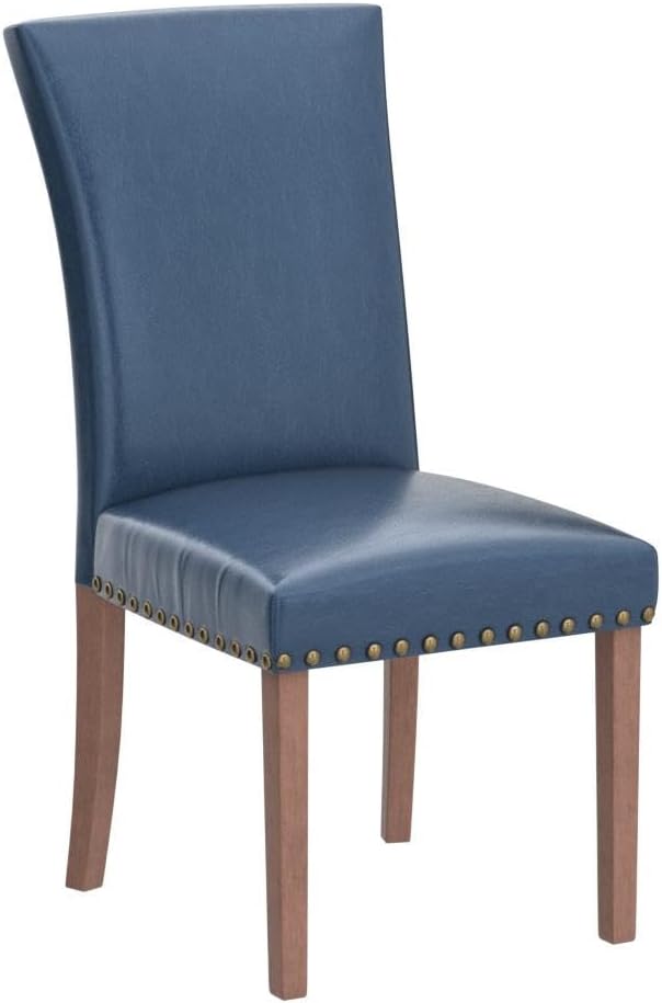 COLAMY Upholstered Parsons Dining Chairs Set of 6, PU Leather Dining Room Kit...
