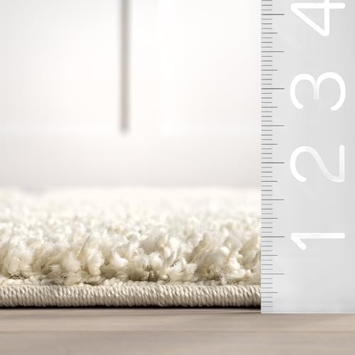 nuLOOM Carolyn Cream Abstract Power Loomed Area Rug, 5' x 8'