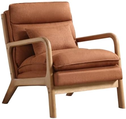 IOMOR Mid Century Modern Accent Chair, Upholstered Lounge Armchair with Plump...