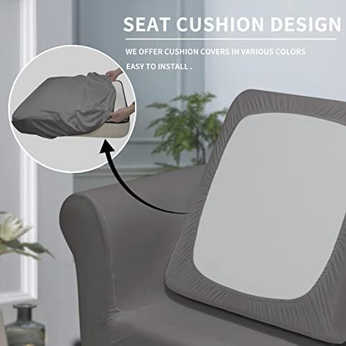 Easy-Going 2 Pieces Stretch Sofa Slipcover for Armchair Washable
