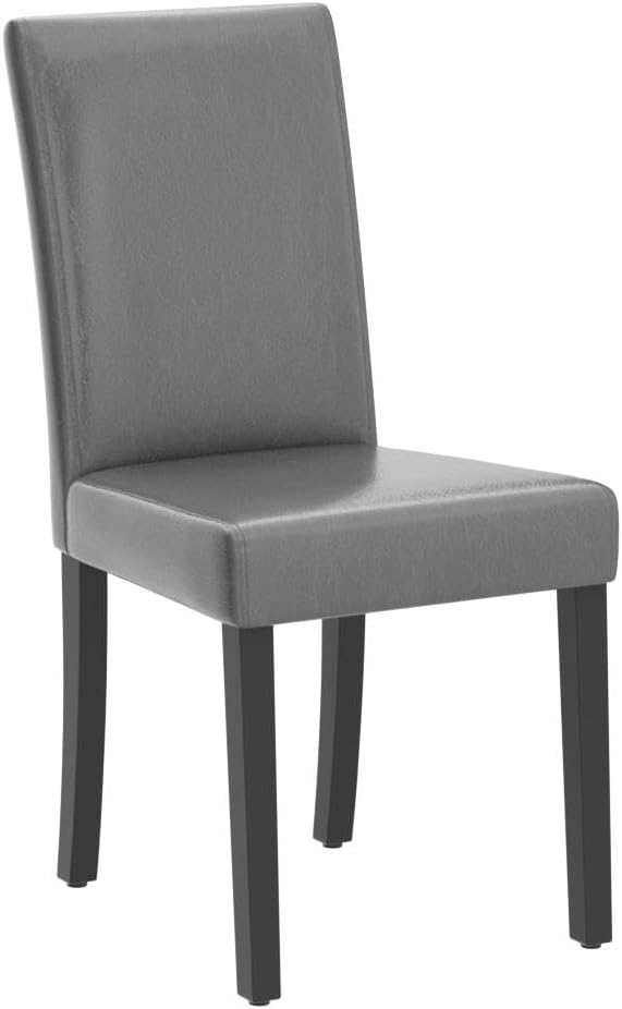 Yaheetech Dining Chairs Set of 4 PU Leather Upholstered Parsons Dining Chairs...