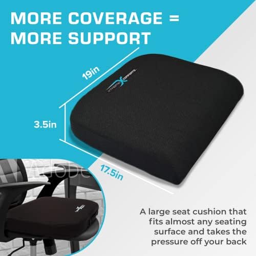 Xtreme Comforts Seat Cushions | Office Chair Cushions for Desk, Car, Wheelcha...