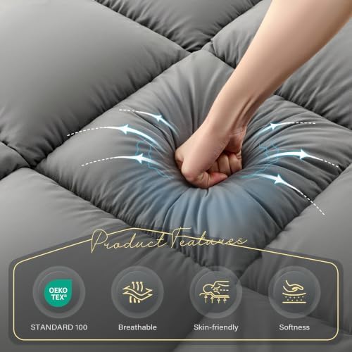 DOWNSTORIA Japanese Floor Mattress, 3 inch Foldable Futon Mattress Tatami Mat...