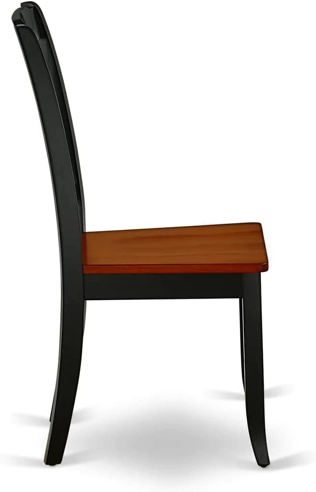 East West Furniture MZDA5-BCH-W 5 Piece Dining Room Furniture Set Includes a ...