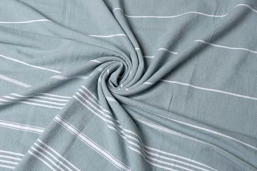 Turkish Beach Towel 100% Organic Cotton Extra Large Oversized (39 x 71 Inches...