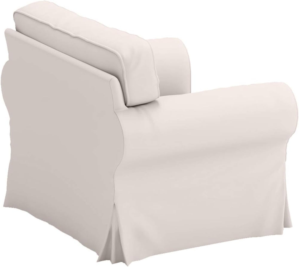Polyester Flax Ektorp Chair Cover Compatible with IKEA Armchair Slipcover