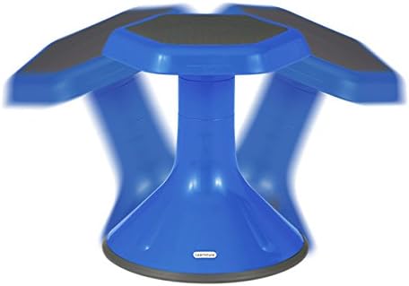 Learniture Backless Active Learning Stool for Office Desks and Classrooms, Ac...