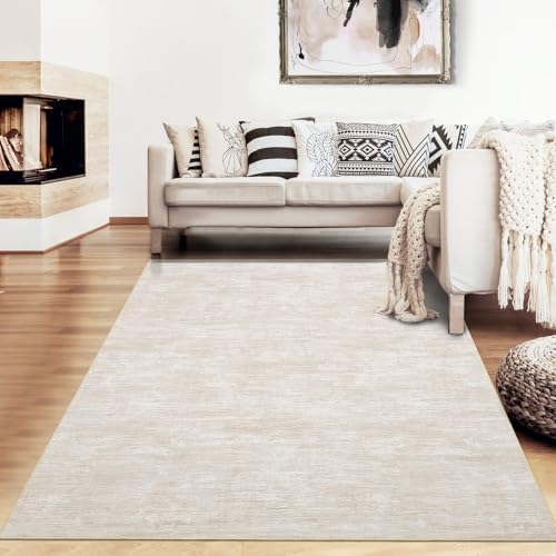 RUGSREAL Living Room Area Rug 9x12 Machine Washable Rug Non-Slip Stain Resist...