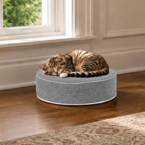 Round Floor Cushions - 20" x 6" Indoor-Outdoor Flexible Seating for...