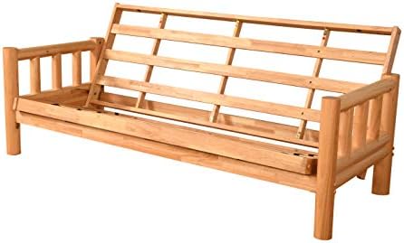 Kodiak Futons Convertible Lodge Futon Frame in Natural Finish