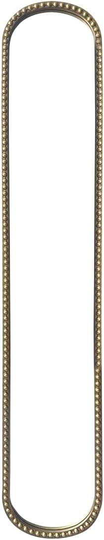 Long Skinny Mirror for Wall,Gold Narrow Oval Mirror for Entryway Bath,Metal F...