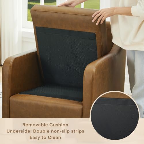 Dining Chair with Wheels, Modern Upholstered Dining Room Chair
