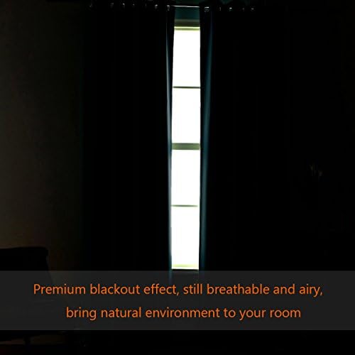 H.VERSAILTEX Blackout Patio Curtains 100 x 96 Inches for Sliding Door Extral ...