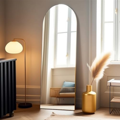 BEVERDY Arched Full Length Mirror - 18"58" Floor & Wall Mounted...