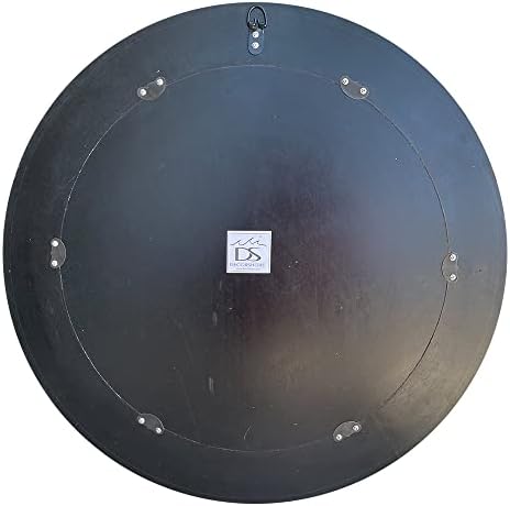 Round Mosaic Wall Mirror - Decorative Bathroom Mirror, Wall Mounted Accent De...