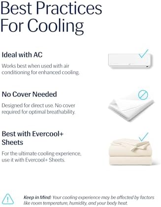 REST® Evercool® Cooling Comforter Blanket for Hot Sleepers, Full/Queen