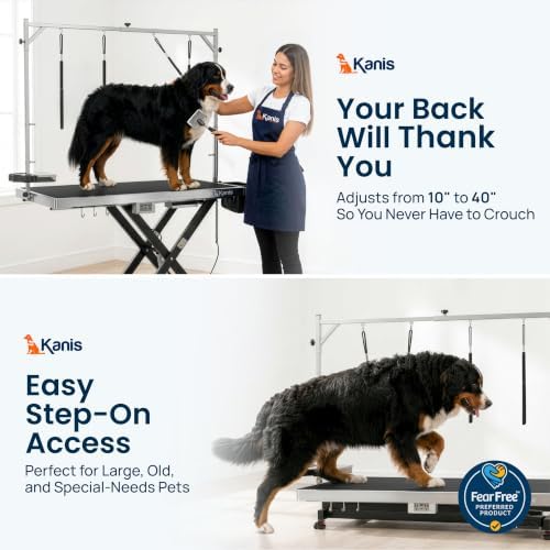 KANIS Professional Electric Dog Grooming Table - Heavy Duty