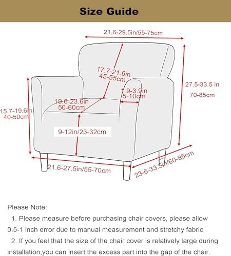 Stretch Modern Banquet Armchair Slipcover 1-Piece Accent Chair Covers with Ar...