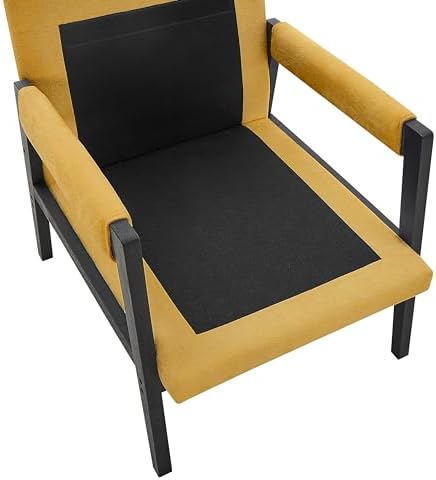 Roundhill Furniture Kelly Mid-Century Modern Chenille Upholstered Accent Armc...