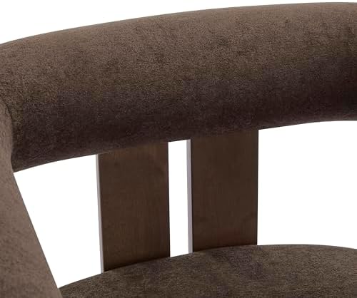 Christopher Knight Home Rones Modern Velvet Upholstered Accent Chair, Wooden ...