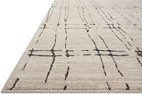 Loloi Darby Sand/Dk. Grey 6'-7" x 9'-3" Area Rug