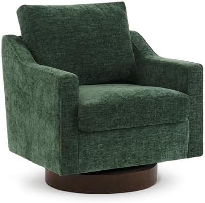 VINGLI Mid-Century Modern Swivel Accent Chair, 360°Upholstered Armchair, Home...