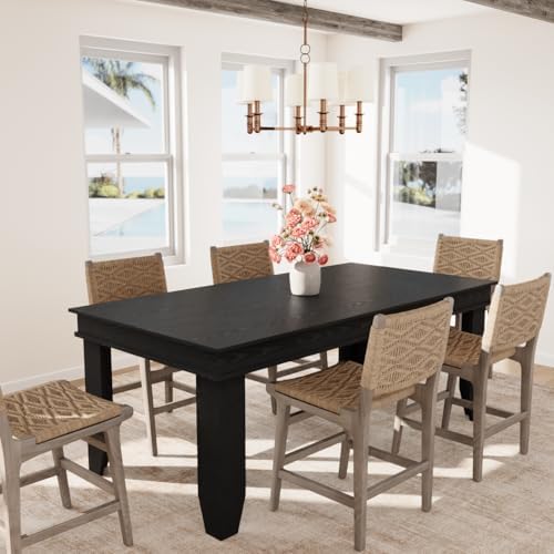 GAOMON 71" Long Farmhouse Dining Table for 6-8 People