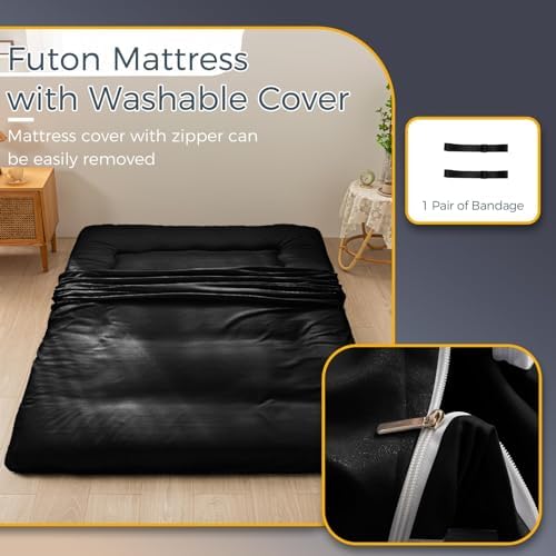 MAXYOYO 6" Extra Thick Japanese Floor Mattress Full Folding Futon Mattress