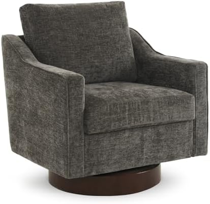 VINGLI Mid-Century Modern Swivel Accent Chair, 360°Upholstered Armchair, Home...