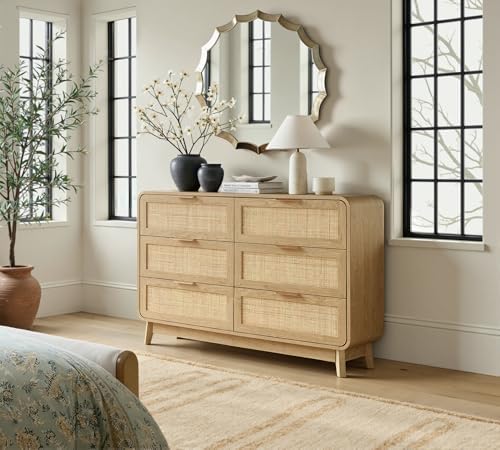 FORTUNETEC Dresser and Nightstand Sets, 3 Piece Bedroom Set, Oak