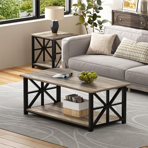 GreenForest Round Corners Coffee Table for Living Room