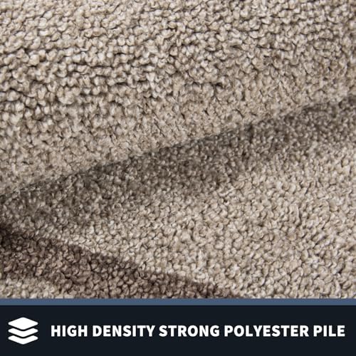 PURRUGS Dirt Trapping Indoor Door Mat, 32" x 48", Beige & Grayi...