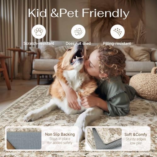 9x12 Brown Neutral Area Rug