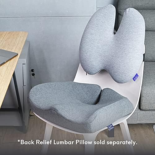Cushion Lab Patented Pressure Relief Seat Cushion for Long Sitting Hours on O...