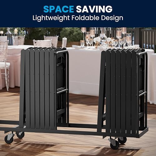 Flash Furniture Hercules Series Folding Chairs for Weddings and Formal Events...