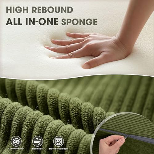 Kasunpul Folding Sofa Bed with Pillow, Memory Foam Fold Out Chair Bed, Conver...