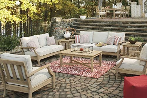 Signature Design by Ashley Clare View 1-Piece Outdoor Lounge Chair, Beige