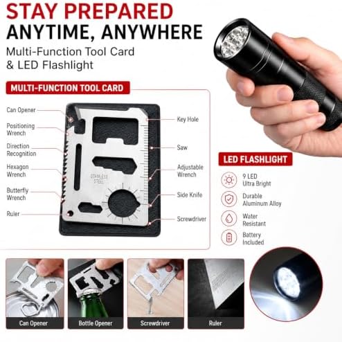 Leal 400-Piece First Aid & Survival Kit for Home, Office, Car & Camping