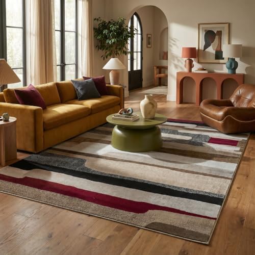 RUG BRANCH Sakarya 5' x 8' (5'3" X 7'7") Mid-Centur...