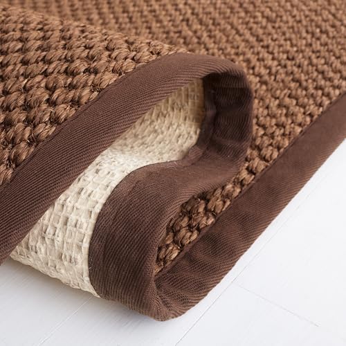 SAFAVIEH Natural Fiber Accent Rug 2'x3', Coastal Chocolate NF525D
