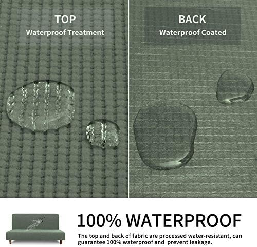 Easy-Going 100% Waterproof Futon Cover, Stretch Futon Slipcover Medium