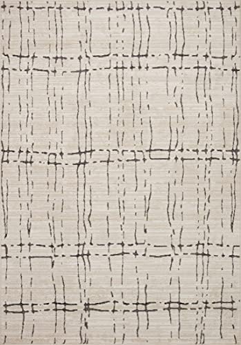 Loloi Darby Sand/Dk. Grey 6'-7" x 9'-3" Area Rug