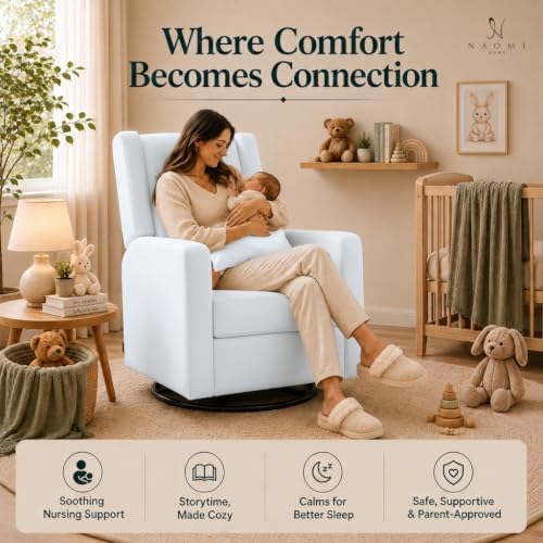 Naomi Home Tanya Luxury Motion Recliner Chair - Bright