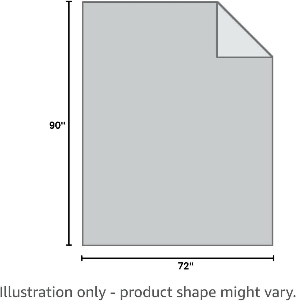 Utopia Bedding 100% Cotton Waffle Blanket Twin Size Cool Grey, 90x72 Inch