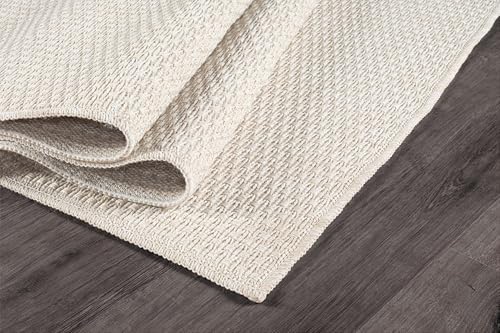 Luul Home Easy Jute Rugs 6x9 White Color Living Room Indoor Outdoor Area Rug ...