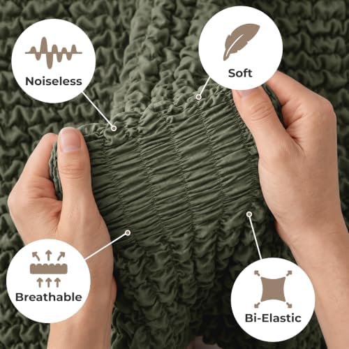 Premium Stretch Couch Covers for Sofa - Sofa Chair Cover Washable, Dogs &...