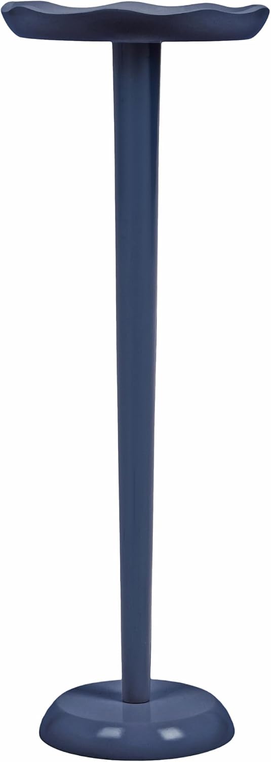 Kate and Laurel Alessia Modern Decorative Round Drink Table, 8 x 8 x 22, Navy...